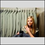 The model: Laine Ozola