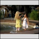 ...and young teens were going wet in the fontain