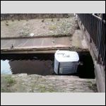 The travelling trash can in Olaine