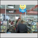 Having his own "baby" - in a RIMI shop there is a "non-waiting" cashbox for adults with children